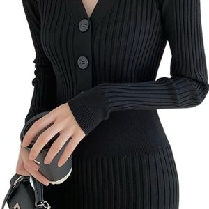 Best Black Ribbed Bodycon Dress.. Make Offers