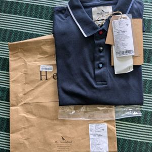 Mr Bowerbird Navy Polo Tshirt New With Tag