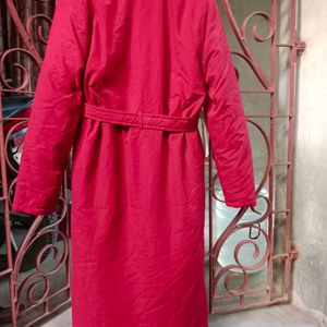 Oxxo Branded Long Jacket With Waist Belt