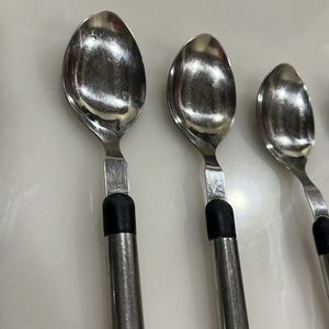 Table Spoon Set With Stand