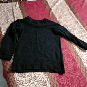 Black Woollen Top