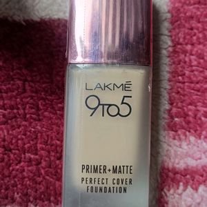 Lakme 9 To 5 Primer +Matte Prefect Cover Foundatio