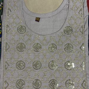 Beautiful Grey Kurti XXL