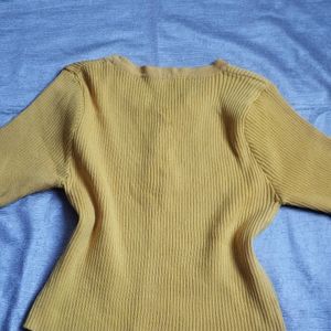 Yellow Crop Top Like New Worn Only Once