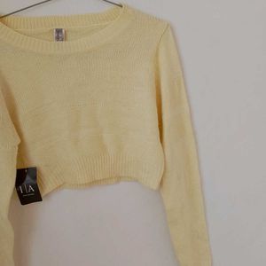 Yellow Winter Top.