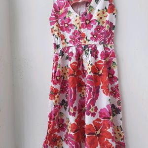 Floral Midi Dress Women