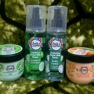 BUD & BERRIES FACE MIST TONERS & BODY BUTTERS