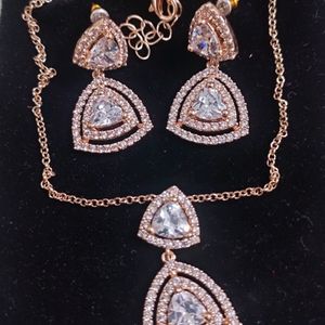 Gold Plated Jewellery Set