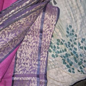 Two Pure Bengal Cotton Sarees Combo