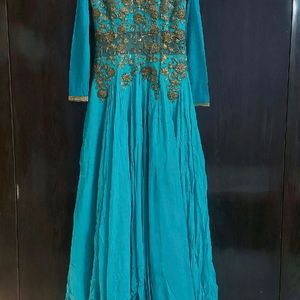 Aqua Blue Gown