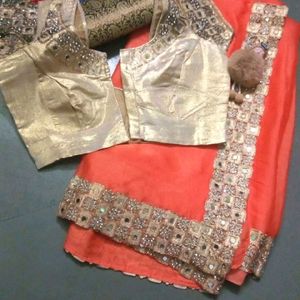 Heavy Saree with Blouse