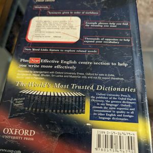 Oxford Compact Thesaurus Dictionary