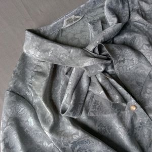 New Premium Grey Vintage Collection Satin Shirt