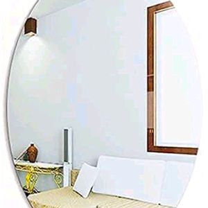 Oval Wall Adhesive Mirror Pack Of 3