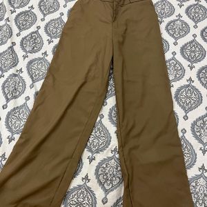 Set Of 2 A Net Top And Brown Pant