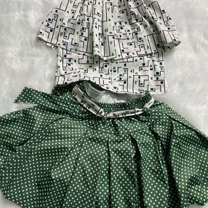 Pack Of 2 6-8 Yrs Dress Girls