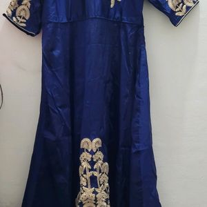 Long ethnic wear gown stiched