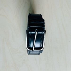 BLACK Leather Belt for Men