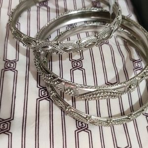 Silver Bangles