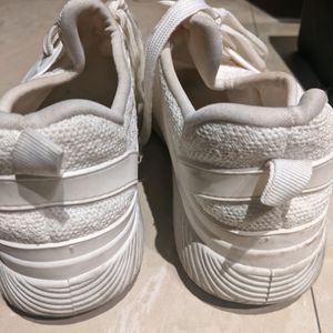 Very Smart And Comfortable White Sneakers