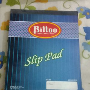 Slip Pad With 2 Notebooks