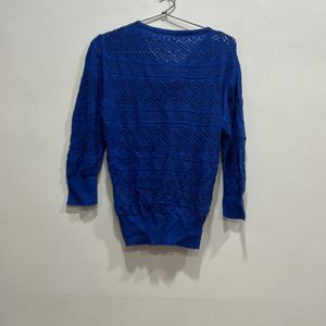 Net Blue Top