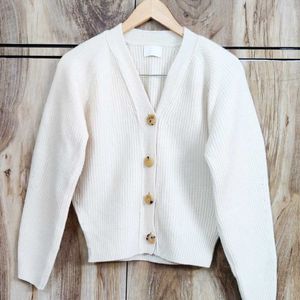 Cream Colour Cardigan Size-34-36