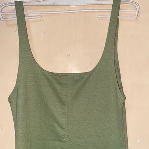 Olive Green Bodycon Dress