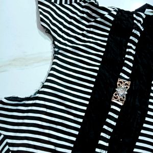 🦓 Zebra Chek Dress