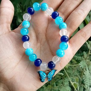 Ocean Blue Butterfly Bracelet