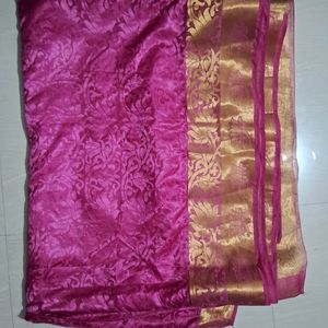 Rose Colour Festive Saree