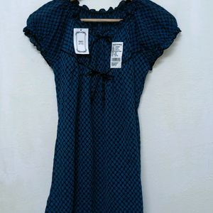 Trendy New Blue Y2K Top For Women