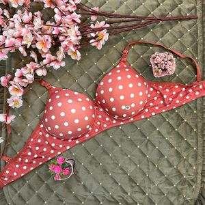 Micro Printed Padded Bra (SINGLE PIECE)