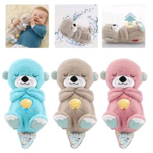 Breathing Soothe Snuggle Baby Otter Teddy