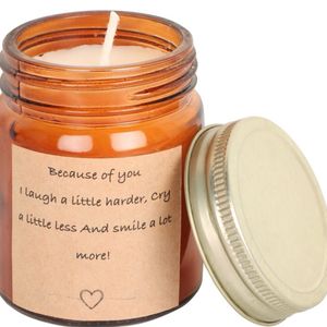 Stawberry Soy Jar Candle