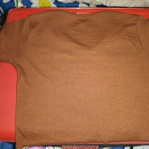 Brown Crop Top