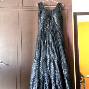 Party Wear Gown On New Condition