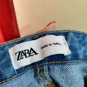 Zara Blue Mom Fit Jeans