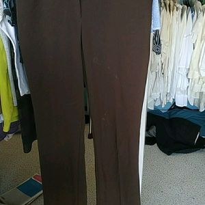 Brown Straight Pants