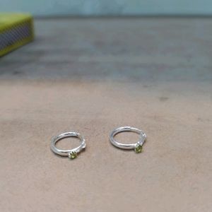 Diamond  Bali Pure Silver Stud (Pairs)