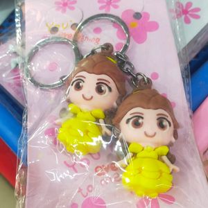 #Cute Doll Keychain