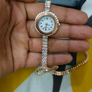 Rose Gold Bracelet Watch