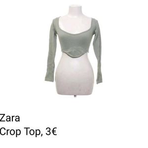 ZARA Ribbed Corset Top