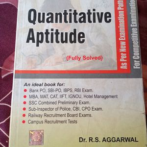 Quantitative Aptitude By R.S.Aggarwal