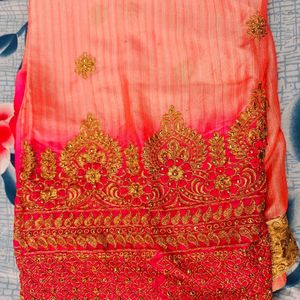 Heavy Embroidery Saree