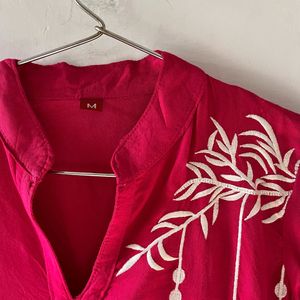 Pink Short Kurti