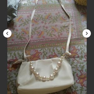 White Pearl Bag