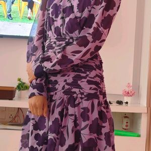 Western Dress- Purple Colour..