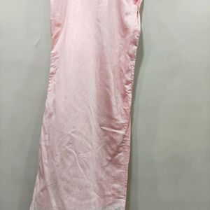 Baby Pink Kurti With Palazzo