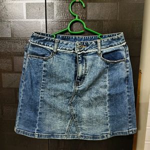 Denim Short Skir